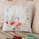 Миниатюра изображения товара Наволочка декоративная Listelle Зимний букет венок на бежевом 813101/3