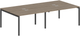 Миниатюра изображения товара Комплект письменных столов Norden 320x163.8x75 / SG.259.OD.44.AN (антрацит/дуб темный)
