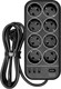 Миниатюра изображения товара Сетевой фильтр Powercom SP-08 USB03AB (3м, 8 розеток, черный)