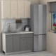 Миниатюра изображения товара Кухонный гарнитур Eligard Lion 1.2 без столешницы (персидский жемчуг/дымчатый алмаз)