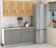 Миниатюра изображения товара Кухонный гарнитур Eligard Lion 2 1.6 без столешницы (дуб натуральный/дымчатый алмаз)
