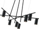 Миниатюра изображения товара Люстра Kinklight Рия 07621-9.19 (черный)
