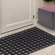 Миниатюра изображения товара Коврик грязезащитный Sundays Home Ячейка 80x120x1.6см / 92247 (черный)