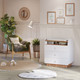 Миниатюра изображения товара Комод пеленальный Polini Kids Ameli 3010 / 0002761.174 (белый/дуб крафт золотой)