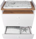 Миниатюра изображения товара Комод пеленальный Polini Kids Ameli 3010 / 0002761.174 (белый/дуб крафт золотой)