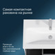 Миниатюра изображения товара Тумба с умывальником AM.PM Pulse M91-FHX0752-WCC0752WG (белый глянцевый/графитовый)