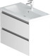 Миниатюра изображения товара Тумба с умывальником AM.PM Pulse M91-FHX0752-WCC0752WG (белый глянцевый/графитовый)