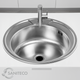 Миниатюра изображения товара Мойка кухонная Saniteco 5151