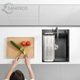 Миниатюра изображения товара Мойка кухонная Saniteco 5060 PVD (с сифоном, дозатором и коландером)