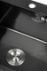 Миниатюра изображения товара Мойка кухонная Saniteco 5045 PVD (с сифоном, дозатором и коландером)