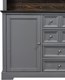 Миниатюра изображения товара Шкаф с витриной Dipriz Lakeview Д.98026 (бейц винтаж)