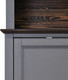 Миниатюра изображения товара Шкаф с витриной Dipriz Lakeview Д.98026 (бейц винтаж)
