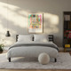 Миниатюра изображения товара Двуспальная кровать Dipriz Tarva 160x200 / Д.83056.2 (серый Ral 7016)