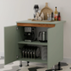 Миниатюра изображения товара Шкаф-стол кухонный Dipriz Д.70100.1 (дуб/зеленый самшит)