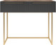 Миниатюра изображения товара Туалетный столик Shtabe Gross 6111 эко (графит/золото/ручка золото)