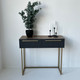 Миниатюра изображения товара Туалетный столик Shtabe Gross 6111 эко (графит/золото/ручка золото)