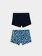 Миниатюра изображения товара Комплект трусов детских Mark Formelle 413344-2 (р.128-64-57, тучки на синем/черный)