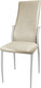 Миниатюра изображения товара Стул Гальваник Комфорт с утонением (эмаль белый муар/кожзам BB 2 бенгал бежевый)