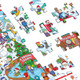 Миниатюра изображения товара Пазл Puzzle Time Найди и покажи. Новогодние забавы / 6629237 (120эл)