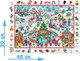 Миниатюра изображения товара Пазл Puzzle Time Найди и покажи. Новогодние забавы / 6629237 (120эл)