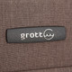 Миниатюра изображения товара Чемодан на колесах Grott 338-1001/2-20BRW (коричневый)
