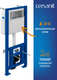 Миниатюра изображения товара Унитаз подвесной Cersanit Carina New Clean On с инстал. Link Pro (с кнопкой Corner 64077 белый)