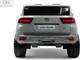 Миниатюра изображения товара Детский автомобиль RiverToys Toyota Land Cruiser 300 / L999LL (серый)