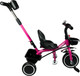 Миниатюра изображения товара Трехколесный велосипед с ручкой CosmoRide SX-00PK (розовый)