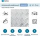 Миниатюра изображения товара Лист рифленый Формула качества Квинтет Л-2.0x750x400/К (алюминиевый)