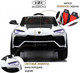 Миниатюра изображения товара Детский автомобиль RiverToys Lamborghini Urus E777EE (белый)