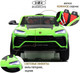 Миниатюра изображения товара Детский автомобиль RiverToys Lamborghini Urus E777EE (зеленый)