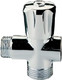 Миниатюра изображения товара Вентильный кран Aqualink 1/2x1/2x3/4 / 03968 (хром, барашек)