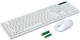 Миниатюра изображения товара Комплект клавиатура и мышь Gembird KBS-6000-W (белый)