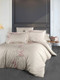 Миниатюра изображения товара Комплект постельного белья DO&CO Delux Wisteria 1.5сп / 12277 (бежевый)