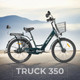Миниатюра изображения товара Электровелосипед MyWay Truck 350 24 (15, темно-зеленый)