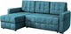Миниатюра изображения товара Диван угловой Мебельград Бремен Стандарт (аликанте изумруд)