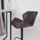 Миниатюра изображения товара Стул барный AksHome Berlin GB (Pegasso шоколад экокожа/черный)