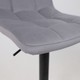 Миниатюра изображения товара Стул барный AksHome Рой GB (Velutto 32 серый велюр/черный)