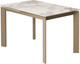 Миниатюра изображения товара Обеденный стол M-City Corner 120 Gloss / 614M05846 (Luxury Pandora Solid Ceramic/Taupe)