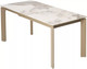 Миниатюра изображения товара Обеденный стол M-City Corner 120 Gloss / 614M05846 (Luxury Pandora Solid Ceramic/Taupe)