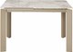 Миниатюра изображения товара Обеденный стол M-City Corner 120 Gloss / 614M05846 (Luxury Pandora Solid Ceramic/Taupe)