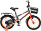 Миниатюра изображения товара Детский велосипед Nialanti Spike 16 2025 (серый/оранжевый)