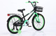 Миниатюра изображения товара Детский велосипед Nialanti Spike 20 2025 (черный/зеленый, разобранный, в коробке)