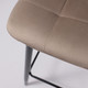 Миниатюра изображения товара Стул барный AksHome Mia (бежевый велюр HLR08/черный)