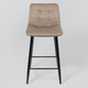 Миниатюра изображения товара Стул барный AksHome Mia (бежевый велюр HLR08/черный)