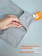Миниатюра изображения товара Наволочка декоративная MATEX Pillowcases Flower / 65-258 (светло-серый)