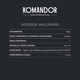 Миниатюра изображения товара Краска KOMANDOR Interior Wallpaper База А (0.9л, матовый)
