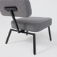 Миниатюра изображения товара Кресло мягкое AksHome Aspen (серая рогожка Bjorn 13/черный)