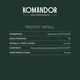 Миниатюра изображения товара Эмаль KOMANDOR Protect Metall 3в1 База A (0.9л, глянец)