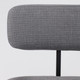 Миниатюра изображения товара Кресло мягкое AksHome Booker (серая рогожка Bjorn 13/черный)